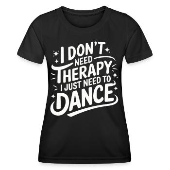 Tanzen Tänzer Tanzen - Frauen Funktions-T-Shirt - Schwarz - Vorne - AI Model Female 172 light (172cm)