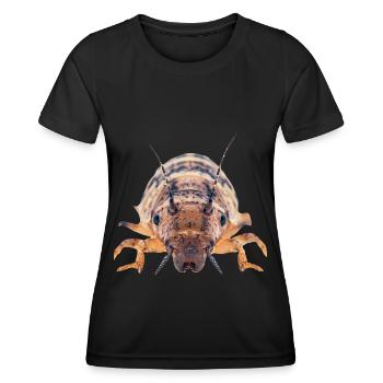 Assel - Frauen Funktions-T-Shirt - Schwarz - Vorne - AI Model Female 172 light (172cm)