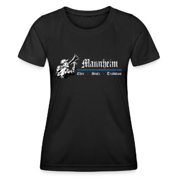 Mannheim Ehre Stolz Tradition - Frauen Funktions-T-Shirt - Schwarz - Vorne - AI Model Female 172 light (172cm)