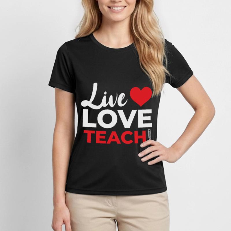 Enseignant École primaire Enseignant Enseignant École secondaire T-shirt sport Femme
