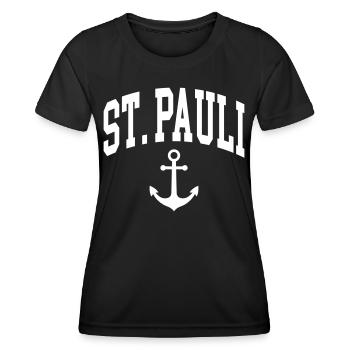 Saint-Pauli - T-shirt sport Femme - noir - Devant - AI Model Female 172 light (172cm)