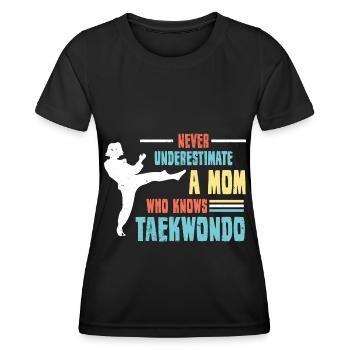 Kampfsport Selbstverteidigung Kampfkunst - Frauen Funktions-T-Shirt - Schwarz - Vorne - AI Model Female 172 light (172cm)
