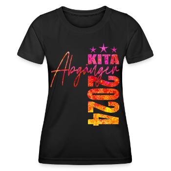 Kita Abgänger 2024 - Frauen Funktions-T-Shirt - Schwarz - Vorne - AI Model Female 172 light (172cm)