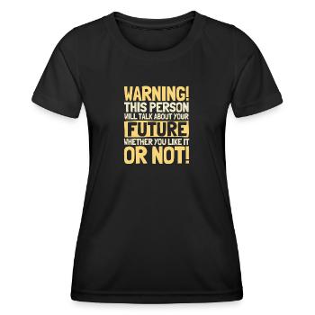 Mystical Fortune Teller Crystal Ball Gift - Women's Functional T-Shirt - black - Front - AI Model Female 172 light (172cm)