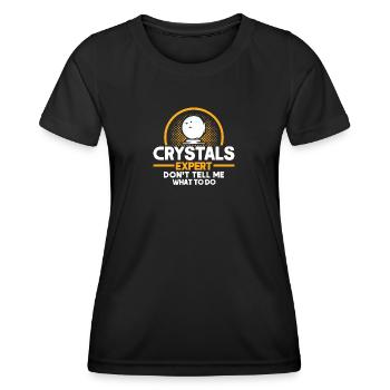 Mystical Fortune Teller Crystal Ball Gift - Women's Functional T-Shirt - black - Front - AI Model Female 172 light (172cm)