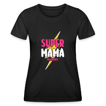 Mutter Muttertag Mama - Frauen Funktions-T-Shirt - Schwarz - Vorne - AI Model Female 172 light (172cm)