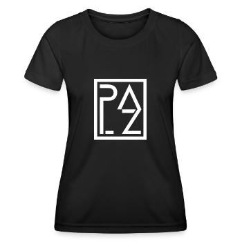Palz Winegod - Frauen Funktions-T-Shirt - Schwarz - Vorne - AI Model Female 172 light (172cm)