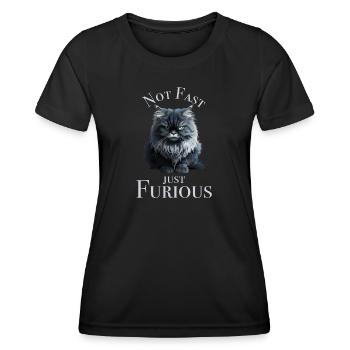 Not Fast just Furious - Women's Functional T-Shirt - black - Front - AI Model Female 172 light (172cm)