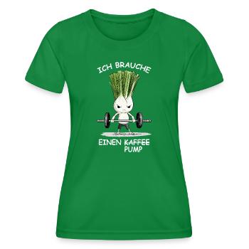 Gymnase - T-shirt sport Femme - vert - Devant - AI Model Female 172 dark (172cm)