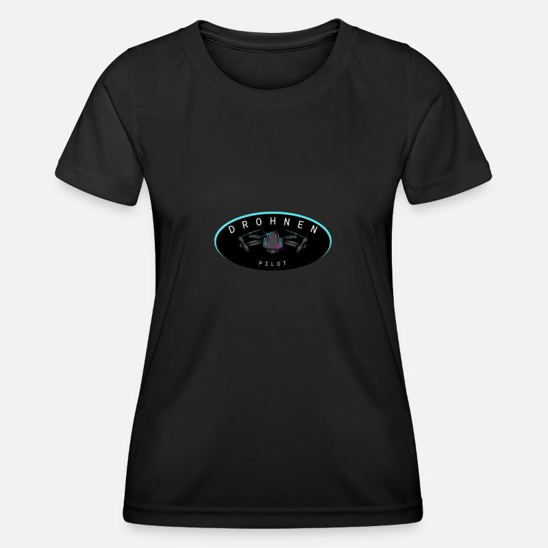 Drohnen Pilot Drone Pilot - Women's Functional T-Shirt - black