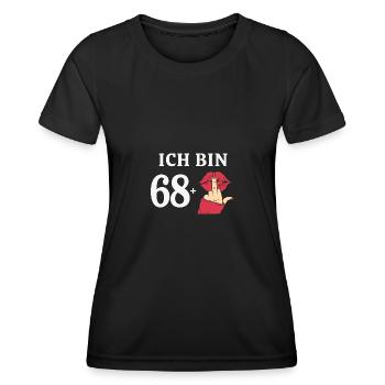 69 Jahre Geburtstagsspruch Runder Geburtstag 69. - Frauen Funktions-T-Shirt - Schwarz - Vorne - AI Model Female 172 light (172cm)