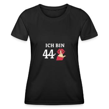 45 Jahre Geburtstagsspruch Damen Geburtstag 45. - Frauen Funktions-T-Shirt - Schwarz - Vorne - AI Model Female 172 light (172cm)