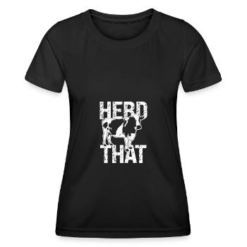 Herde, die - Frauen Funktions-T-Shirt - Schwarz - Vorne - AI Model Female 172 light (172cm)