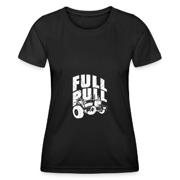 Full train - - Women's Functional T-Shirt - black - Front - AI Model Female 172 light (172cm)