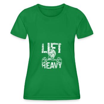 Soulever lourd - - T-shirt sport Femme - vert - Devant - AI Model Female 172 dark (172cm)