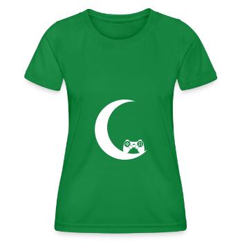 Crescent Moon - Jeu - - T-shirt sport Femme - vert - Devant - AI Model Female 172 dark (172cm)