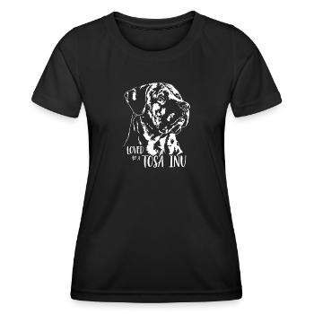TOSA INU Dog Saying Dogs Saying Dogs - Women's Functional T-Shirt - black - Front - AI Model Female 172 light (172cm)