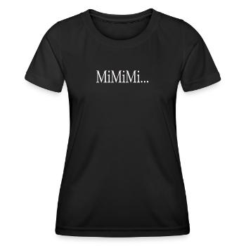 MIMIMI... - Frauen Funktions-T-Shirt - Schwarz - Vorne - AI Model Female 172 light (172cm)