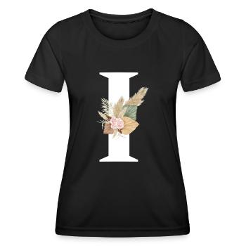Brief Ich blühte - Frauen Funktions-T-Shirt - Schwarz - Vorne - AI Model Female 172 light (172cm)