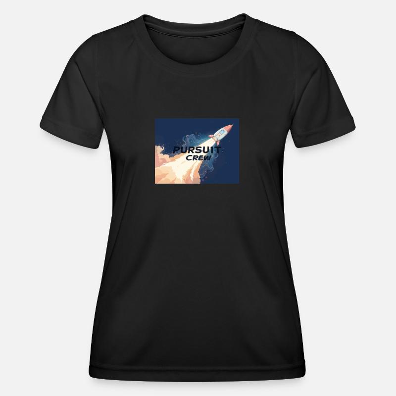 astranought pursuit crew - Women's Functional T-Shirt - black