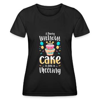 Événement de fête Soirée Hommes - T-shirt sport Femme - noir - Devant - AI Model Female 172 light (172cm)