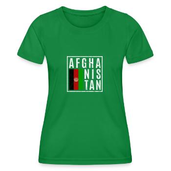 Afghanistan - Frauen Funktions-T-Shirt - Kelly Green - Vorne - AI Model Female 172 dark (172cm)