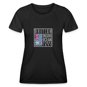 British Indian Ocean Territory - Women's Functional T-Shirt - black - Front - AI Model Female 172 light (172cm)
