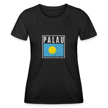 Palau - Frauen Funktions-T-Shirt - Schwarz - Vorne - AI Model Female 172 light (172cm)