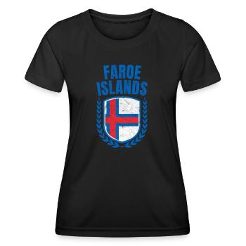 Färöer Inseln - Frauen Funktions-T-Shirt - Schwarz - Vorne - AI Model Female 172 light (172cm)