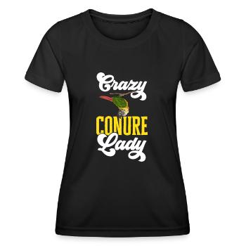 Molina Parakeet Parrot Bird Parakeet - Women's Functional T-Shirt - black - Front - AI Model Female 172 light (172cm)
