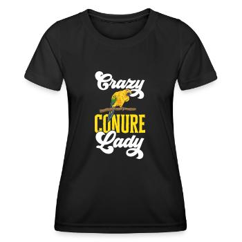 Parakeet, Parrot, Parakeet, Bird - Women's Functional T-Shirt - black - Front - AI Model Female 172 light (172cm)