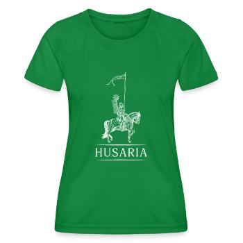 Polnische Kavallerie Militär Geflügelte Husaren Po - Frauen Funktions-T-Shirt - Kelly Green - Vorne - AI Model Female 172 dark (172cm)
