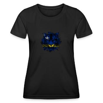 Curaçao - Frauen Funktions-T-Shirt - Schwarz - Vorne - AI Model Female 172 light (172cm)
