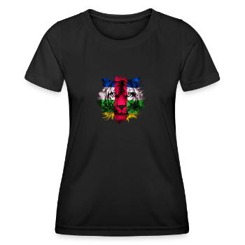 Central African Republic - Women's Functional T-Shirt - black - Front - AI Model Female 172 light (172cm)