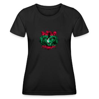 Malediven - Frauen Funktions-T-Shirt - Schwarz - Vorne - AI Model Female 172 light (172cm)