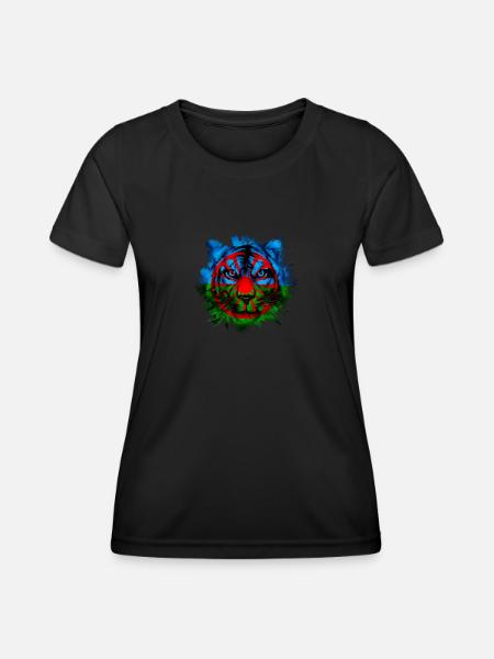 Roma - Frauen Funktions-T-Shirt - Schwarz