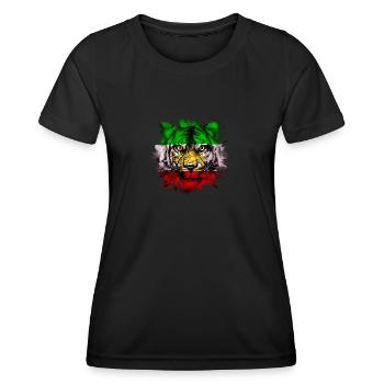 Perse - T-shirt sport Femme - noir - Devant - AI Model Female 172 light (172cm)