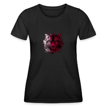 Katar - Frauen Funktions-T-Shirt - Schwarz - Vorne - AI Model Female 172 light (172cm)