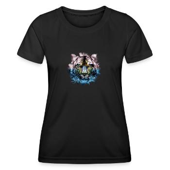 Saint-Marin - T-shirt sport Femme - noir - Devant - AI Model Female 172 light (172cm)