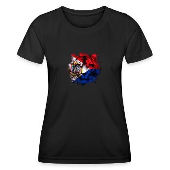 Sint Maarten - Women's Functional T-Shirt - black - Front - AI Model Female 172 light (172cm)