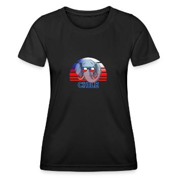 Chile - Women's Functional T-Shirt - black - Front - AI Model Female 172 light (172cm)