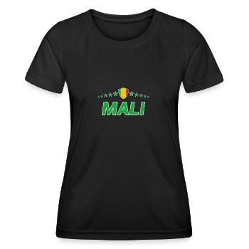 Mali - Frauen Funktions-T-Shirt - Schwarz - Vorne - AI Model Female 172 light (172cm)