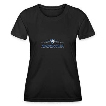 Antarctica - Women's Functional T-Shirt - black - Front - AI Model Female 172 light (172cm)