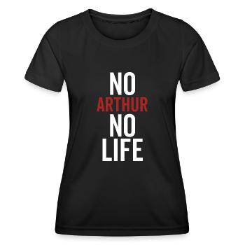 Kein Arthur Kein Leben - Frauen Funktions-T-Shirt - Schwarz - Vorne - AI Model Female 172 light (172cm)