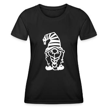 Garden dwarf - Women's Functional T-Shirt - black - Front - AI Model Female 172 light (172cm)