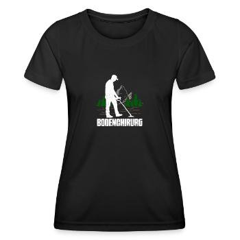 Soil Surgeon Detector Metal Detector Probes - Women's Functional T-Shirt - black - Front - AI Model Female 172 light (172cm)