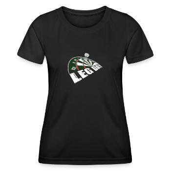 Leg day Darts Darts Darts Team - Women's Functional T-Shirt - black - Front - AI Model Female 172 light (172cm)