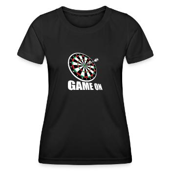 Game on Darts Darts Player Darts Darts - Women's Functional T-Shirt - black - Front - AI Model Female 172 light (172cm)
