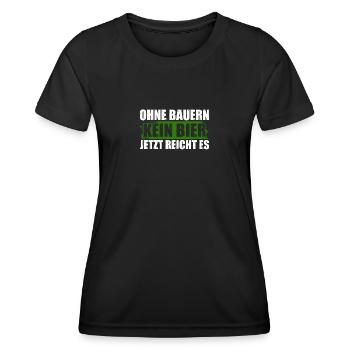 Without farmer, tractor, farmer, farmer - Women's Functional T-Shirt - black - Front - AI Model Female 172 light (172cm)
