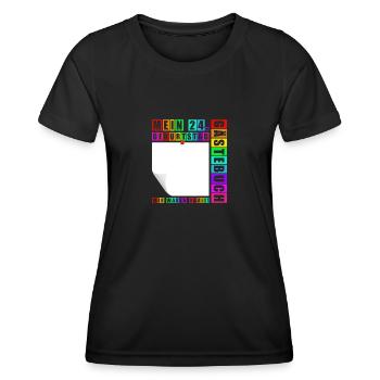 24th Birthday Born 2000 Birthday Gift - Women's Functional T-Shirt - black - Front - AI Model Female 172 light (172cm)